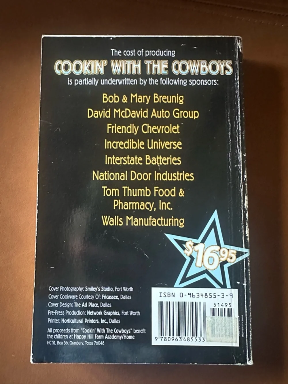 1995 Cookin With Cowboys Dallas Cowboys Wives Photo Album Troy Aikman
